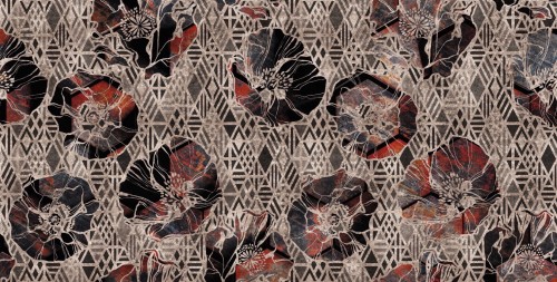 Tapeta INKXUDO1901 RUSTILUX Inkiostro Bianco