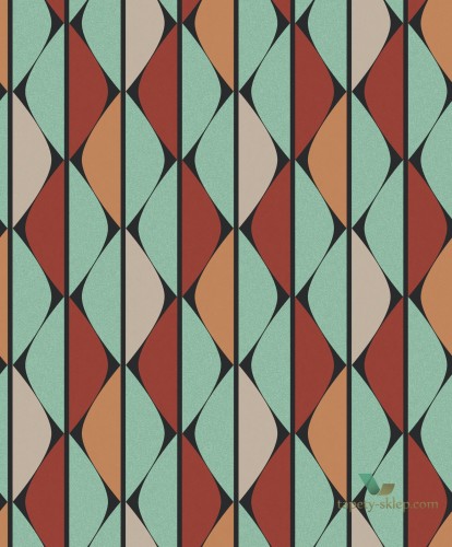 Tapeta geometryczna Khroma OMB301 Timor Ombra