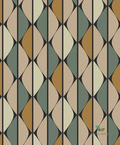 Tapeta geometryczna Khroma OMB304 Timor Ombra