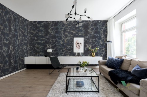 Fototapeta Rebel Walls R12571 Flow, Dark Blue