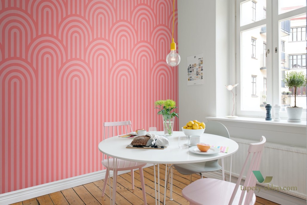 Fototapeta Rebel Walls R16283 Happy Hills Bubble Gum