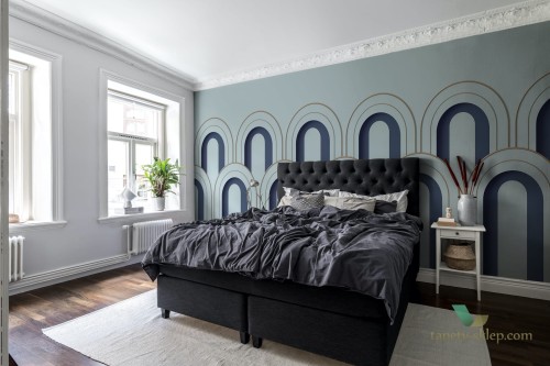 Fototapeta Rebel Walls R16102 Arch Deco Blue