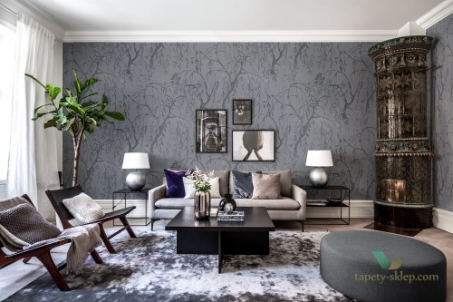 Tapeta Rebel Walls R16773 Weeping Willows Still Waters Blue