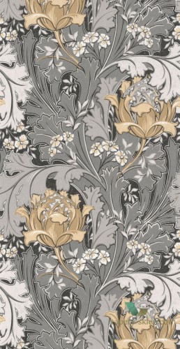 Tapeta roślinny ornament Casadeco OXFD84069432 Jane Oxford