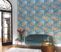 Tapeta roślinny ornament Casadeco OXFD84069432 Jane Oxford