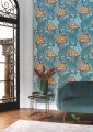 Tapeta roślinny ornament Casadeco OXFD84069432 Jane Oxford