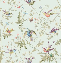 Tkanina z botanicznym wzorem Cole&Son Hummingbirds F62/1004 The Contemporary Collection