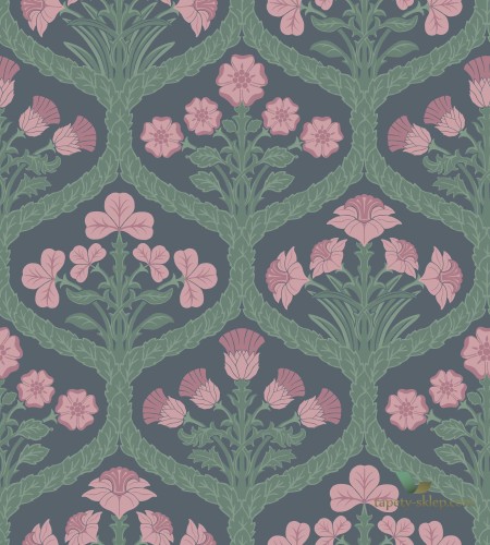 Tapeta Kwietny Treliaż Cole&Son Floral Kingdom 116/3010 Pearwood