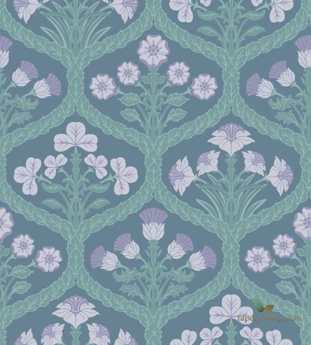 Tapeta Kwietny Treliaż Cole&Son Floral Kingdom 116/3011 Pearwood