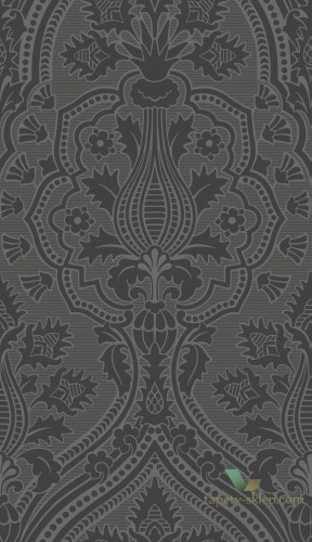 Tapeta Orientalny Ornament Cole&Son Pugin Palace Flock 116/9035 Pearwood