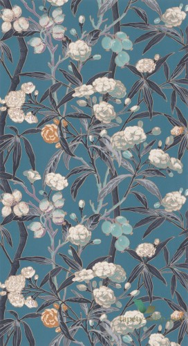 Tapeta botaniczna Casadeco CBBA84336424 Habana Cuba