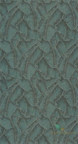 Tapeta tropikalne liście Casadeco CBBA84327507 Selva Cuba