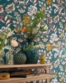 Tapeta botaniczna Casamance 74522858 Paiony Ceylan