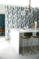 Tapeta geometryczna w stylu retro Casamance 74481250 Jazz Misura