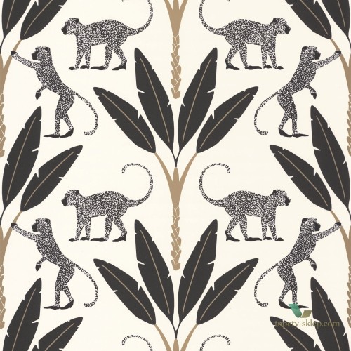 Tapeta w małpy i bananowce Caselio MLG 101179020 Moonlight