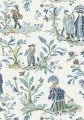 Tapeta Thibaut T72574 Royale Toile Chestnut Hill