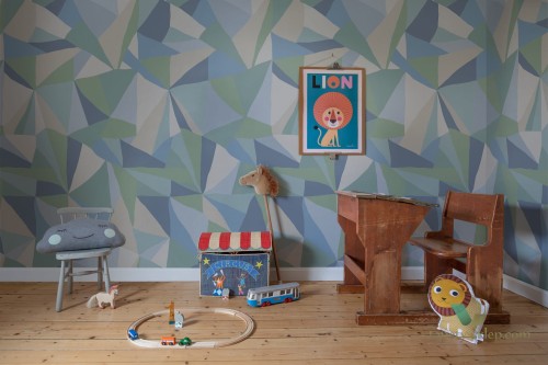 Fototapeta Rebel Walls R16682 Retro Geometry Ice