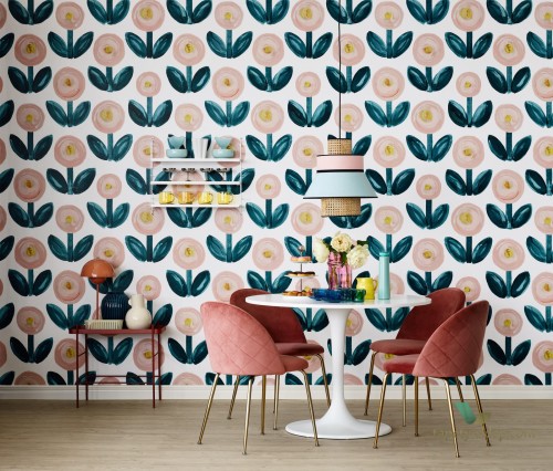 Fototapeta Rebel Walls R16711 Flower Parade