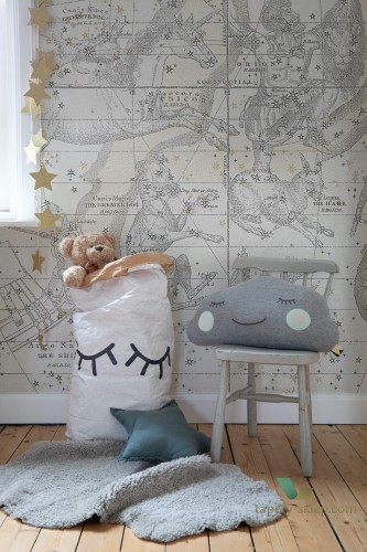 Fototapeta Rebel Walls R16922 Star Map White