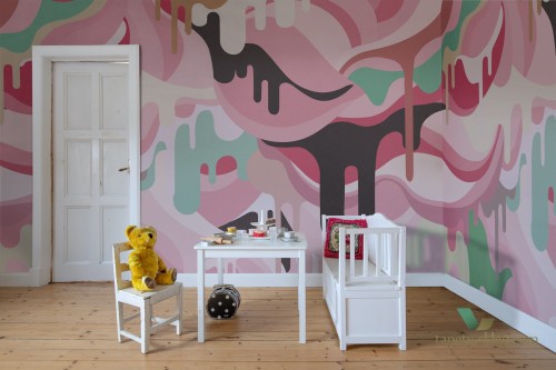 Fototapeta Rebel Walls R16943 Dripping Rainbow Marshmallow