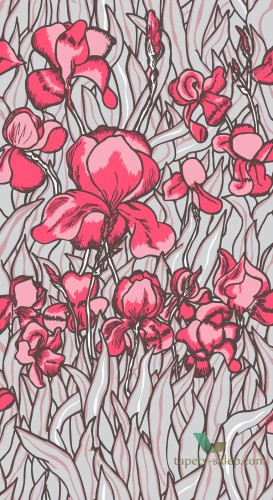 Tapeta Kwiaty Flavor Paper Arte FP1043 Iris