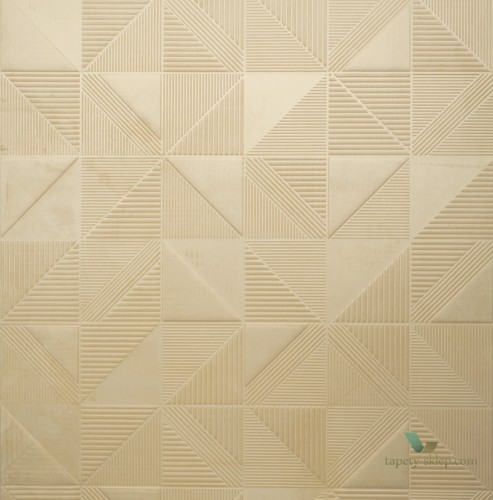 Tapeta tekstylna 3D geometryczna Arte Tetra 87014 Velveteen