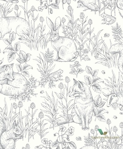 Tapeta leśne zwierzęta Newbie 7478 Forest Friends