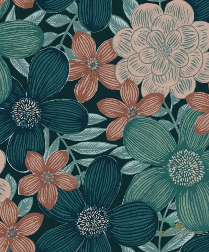 Tapeta kwiaty OLI104 Marigold Khroma Olivia