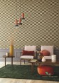 Tapeta z geometrycznym wzorem Casamance 74591528 Circles Delta