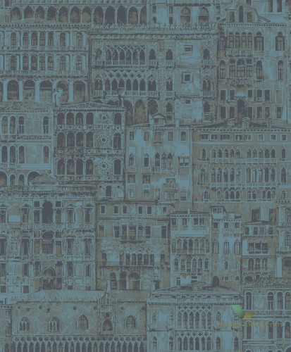 Tapeta fasady kamienic Casadeco MTSE86056518 Montsegur