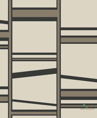 Tapeta z geometrycznym wzorem z geometrycznym wzorem Boras 3055 Madison The Apartment