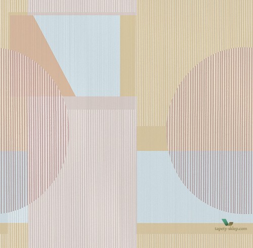 Tapeta geometryczna w stylu retro Boras 3090 Memphis The Apartment