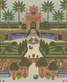 Tapeta Ogród Cole&Son Alcazar Gardens 117/7020 Sevilla