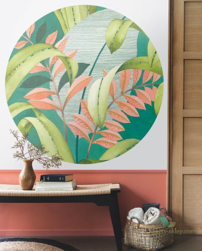 Mural okrągły Casadeco 84817310 Beauty Full Image