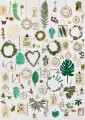 Mural jak zielnik Caselio 100294537 La Vie En Green Beauty Full Image