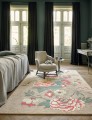 Błękitno Różowy Dywan Wedgwood w Kwiaty - PAEONIA BLUSH 37902