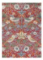 Czerwony Złodziej Truskawek Dywan William Morris w Kwiaty - STRAWBERRY THIEF CRIMSON 27700