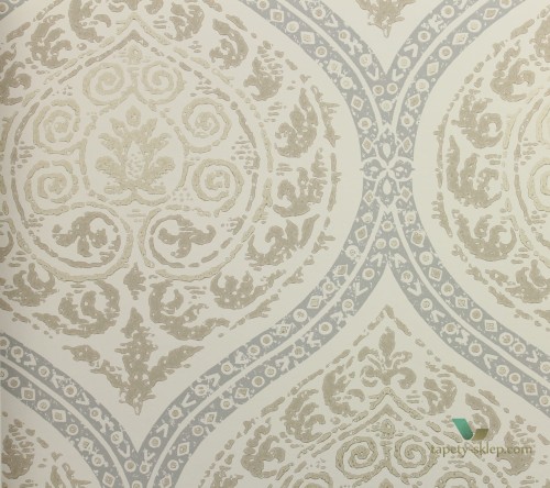 Tapeta ornament Sanderson 216755 Madurai Caspian