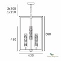 Lampa P04052NI Oxford Cosmo Light
