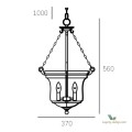 Lampa Prague P03950CH Cosmo Light