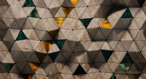 Tapeta Muance MU12012 Wall Of Madu II Cobalt