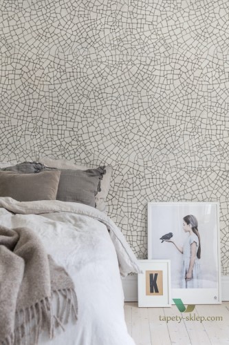 Fototapeta R14671 Raku Crackle Cream Rebel Walls