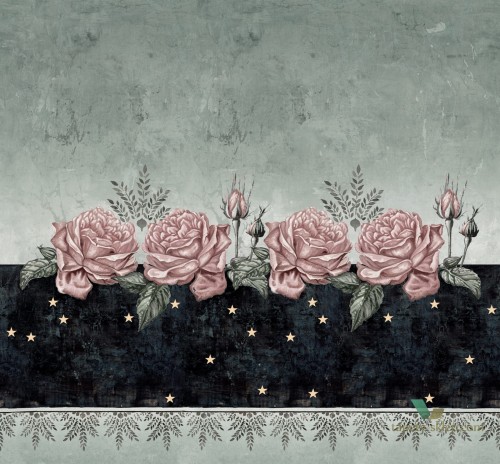 Tapeta Wall&Deco WET_RS2002 ROSA DI SERA WET SYSTEM 2020