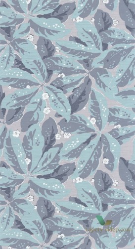 Tapeta w liście Casadeco Greenery FOCL 85796203 Five o'clock