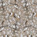 Tapeta w ptaki i liście Casamance Majoliques 74782978 Printemps Viennois