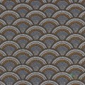 Tapeta w wachlarze art-deco Casamance Otto 74821748 Printemps Viennois