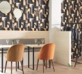 Tapeta geometryczna w stylu Art Deco Caselio LBY 102087026 Doors Labyrinth