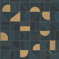 Tapeta geometryczna Art-deco Caselio LBY 102106055 Puzzle Labyrinth