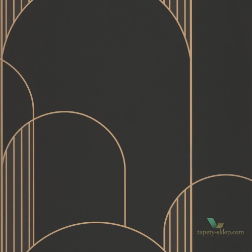 Tapeta łuki art-deco Caselio LBY 102119022 High Wallas Labyrinth