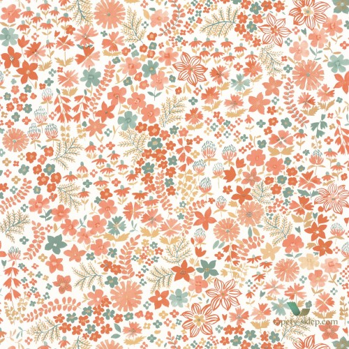 Tapeta z kwietnym wzorem Caselio FLP101863073 June Flower Power